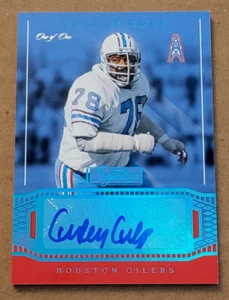 2019 Donruss Signature Series Platinum #36 Curley Culp Platinum Auto 1/1 Made - Picture 1 of 2