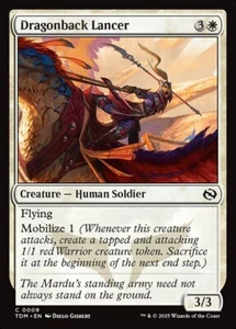 4x Dragonback Lancer Playset - Magic the Gathering English Common Nonfoil - Picture 1 of 3