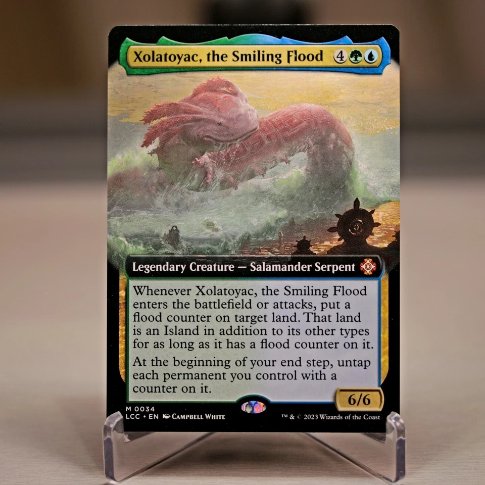Xolatoyac, the Smiling Flood  Extended Art FOIL #34 | LCC  | MTG | Same Day Ship - Image 1 of 1