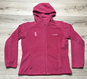 Columbia Jacket Womens XL Pink Full Zip Long Sleeve Breast Cancer Awareness - Picture 1 of 13