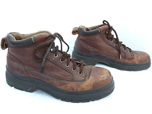 Dockers - Herren Rot/Braun Abgenutzt Leder Stiefel-Größe 10M 90-6672 - Bild 1 von 7