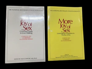 The Joy of Sex & More Joy of Sex by Alex Comfort Books Softcover - Picture 1 of 3