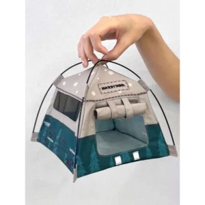 7in Camping Small Tent Shooting Props Mini Tent Cotton Doll House Miniature Gift - Picture 1 of 7