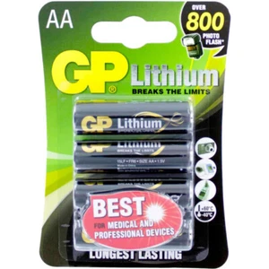 4pc GP AA Lithium Battery 1.5V Multi Purpose/Single Use Batteries f/ Clocks/Toys - Picture 1 of 2