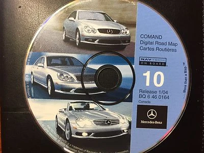 OEM MERCEDES NAVIGATION CD MAP#10 PARTS #BQ 6 46 0164 RELEASE 1/4 GOOD CONDITION - Image 1 of 4