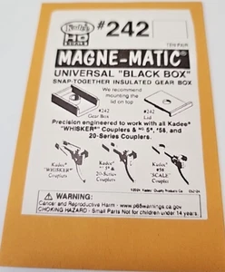 Kadee 242 HO-Scale Universal Coupler Box & Lid (10 pair)(20 sets) Snaps Together - Picture 1 of 3