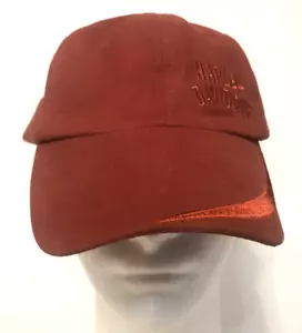 Harley Davidson verstellbare Damenmütze orange bestickt Name Strapback Kappe - Bild 1 von 6