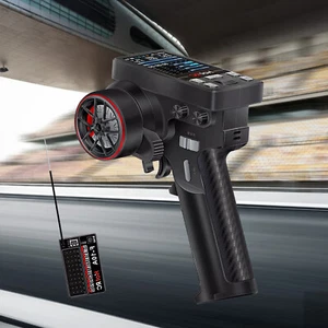HotRC CT-10B 2.4G Radio Model 10CH RC Transmitter&F-10A Receiver for RC Car BoXw - Picture 1 of 12