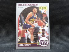 Theodore Blue Edwards 1990 NBA Hoops RC Utah Jazz #288 Rookie Card