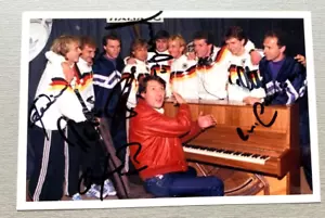 Weltmeister 1990 DFB (7x signiert) WM 1990 signed Foto 10x15 Autogramm - Bild 1 von 1