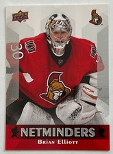 2010-11 BRIAN ELLIOTT UPPER DECK NETMINDERS INSERT #N18 OTTAWA SENATORS