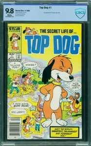 Top Dog #1 CBCS 9.8 Marvel 1985 Star! NEWSSTAND! Free CGC Mylar! L10 104 cm - Picture 1 of 1