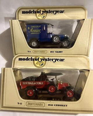 Matchbox Models of Yesteryear Coal and Coke & Chocolat Menier - Set of 2 NEW - Image 1 of 4