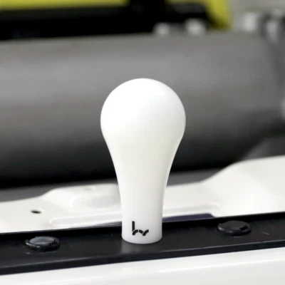Hybrid Racing 130R Delrin Shift Knob M10x1.5 90mm Tall White for Acura Honda NEW - Image 1 of 4