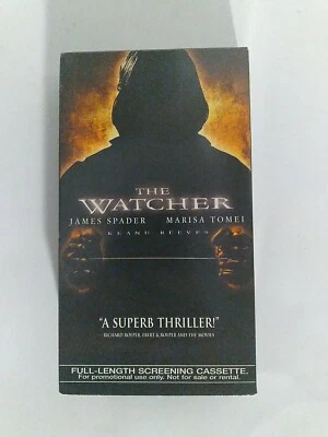 The Watcher (VHS, 2001) Keanu Reeves, Marisa Tomei, James Spader - Promotional  - Image 1 of 4