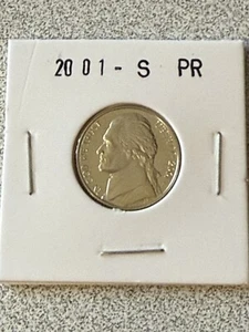 2001 S PROOF JEFFERSON NICKEL - Picture 1 of 1