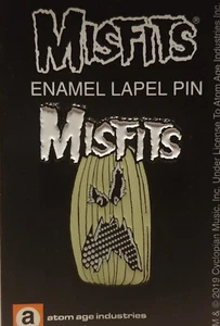 Außenseiter Halloween Leuchten im Dunkeln Emaille Pin Punk Rock Danzig - Bild 1 von 1