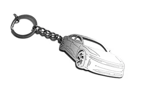 Stainless Steel Keychain 3D Car Body  Key Ring fit Lucid Air - Picture 1 of 6