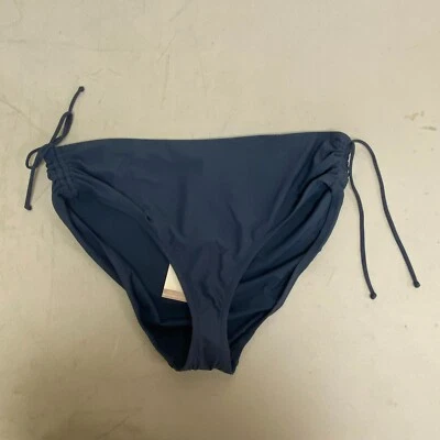 Calia CALIA Women's Mid Rise Ruched Swim Bottoms Ardosia Slate Solid WSA20402 - Image 1 of 4