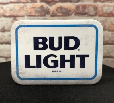 Bud Light Beer Logo - Refrigerator / Toolbox Metal Magnet - Made in America