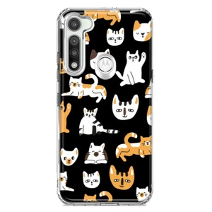 Mundaze Case for Motorola Moto G Fast Cover Cute Happy Cat Friends - Picture 1 of 6