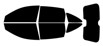 车窗色调适用于本田 CR-V SUV 2007 - 2011 预切纳米陶瓷汽车膜套件 — 第 1/4 张图片