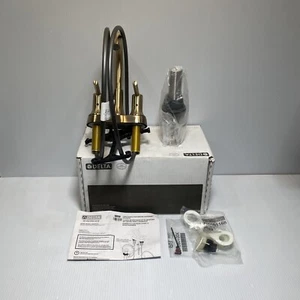Delta 2559-CZMPU-DST Trinsic 1.2 GPM Centerset Bathroom Faucet with Drain, Champ - Picture 1 of 6