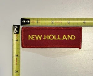 VINTAGE 1970s 1.25”x3.75” New Holland Tractors Patch Combine Harvesters Farm New - Picture 1 of 3