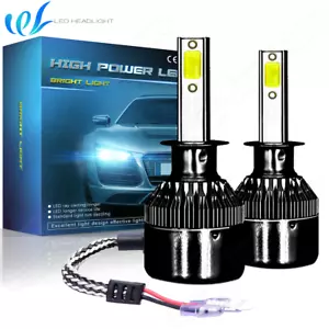 Shenkenuo H4 9003 LED Headlight Kit High Low Beam 8000K Ice Blue Light 2 Bulbs - Picture 1 of 12