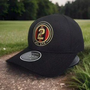 Atlanta United FC Hat Black Zephyr Adjustable One Size - Authentic Cap New Tags - Picture 1 of 8