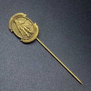 Vintage 1979 Loyola Federal Centennial Anniversary Stick Pin 2 1/4" Gold Tone - Picture 1 of 4
