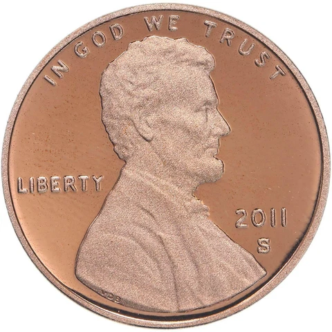 2011 S Lincoln Shield Cent Gem Deep Cameo Proof Penny Cover