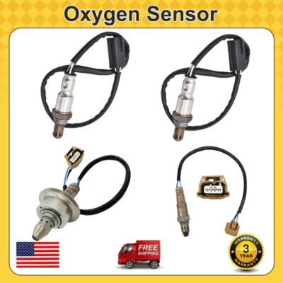 Sensor de oxígeno superior + inferior para Nissan Murano Quest 2011 y Máxima 2014 3,5 L V6 4 piezas Foto 1 de 4