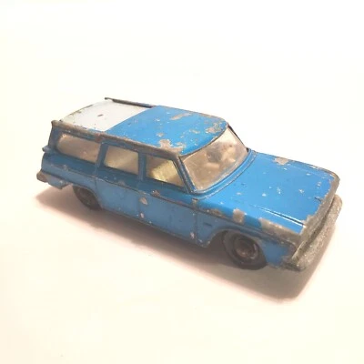 Vintage Matchbox Lesney No 42 Studebaker Lark Wagonaire Blue Made In England - Image 1 of 3