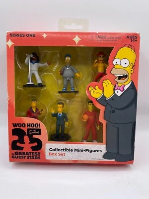 The Simpsons 2.5" Action Figure Set 25 Greatest Guest Stars Pack Of 6 Units - Image 1 of 4