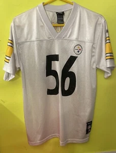 LaMarr Woodley Pittsburgh Steelers Jersey Mens sz XL White NFL Football Reebok - Picture 1 of 5