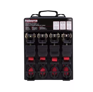 Pro Source Mintcraft FH64069 4pk Ratchet Tie Down Kit - Picture 1 of 1