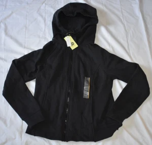 all in motion Damen Fleece Full Zip Sweatshirt Hoodie schwarz Daumenlöcher Gr. S - Bild 1 von 2