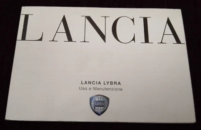 Libretto uso e manutenzione LANCIA LYBRA - Anno 2004 - Immagine 1 di 4
