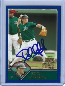 TAMPA BAY DEVIL RAYS PETE LAFOREST 2003 TOPPS TRADED SIGNED CARD # T239 AUTO - Picture 1 of 1