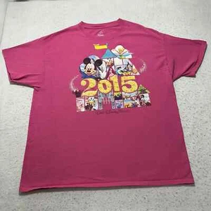 Walt Disney World Men's XL 2015 Mickey & Friends Short Sleeve Graphic T Shirt - Picture 1 of 11