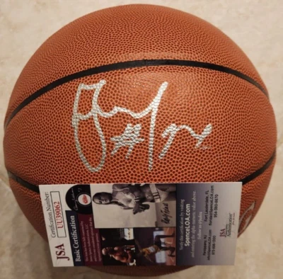 Jonas Valanciunas Signed NBA Basketball w/ JSA COA New Orleans Pelicans Raptors - Image 1 of 4