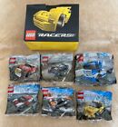 SIX PACK OF LEGO RACERS VARIOUS DESIGNS