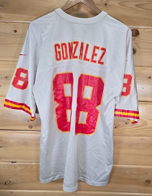 Camiseta de fútbol americano de colección de los Kansas City Chiefs para hombre XL Tony Gonzalez #88 equipo Nike LEER Foto 1 de 4