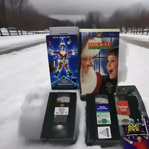 National Lampoons Christmas Vacation And 1995 Miracle On 34th Street 🎄 VHS Movi - Picture 1 of 9