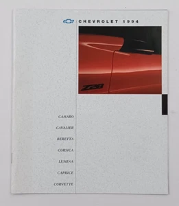 Brochure vendita auto Chevrolet Chevy linea completa Corvette Camaro Lumina 1994 - Foto 1 di 6