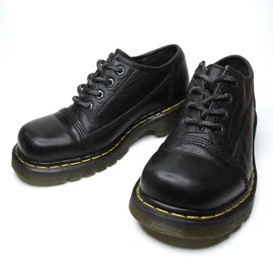 Doc Martens Damen 7 Oxford-Schuhe klobig schwarz Zehenkappe - Bild 1 von 12