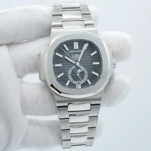 Patek Philippe 5726/1A Nautilus Annual Calendar Moonphase with Black Dial 2013 - Picture 1 of 9
