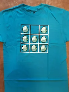 JINX Official Minecraft Diamond Crafting T-Shirt Size ADULT Small NEW - Picture 1 of 3