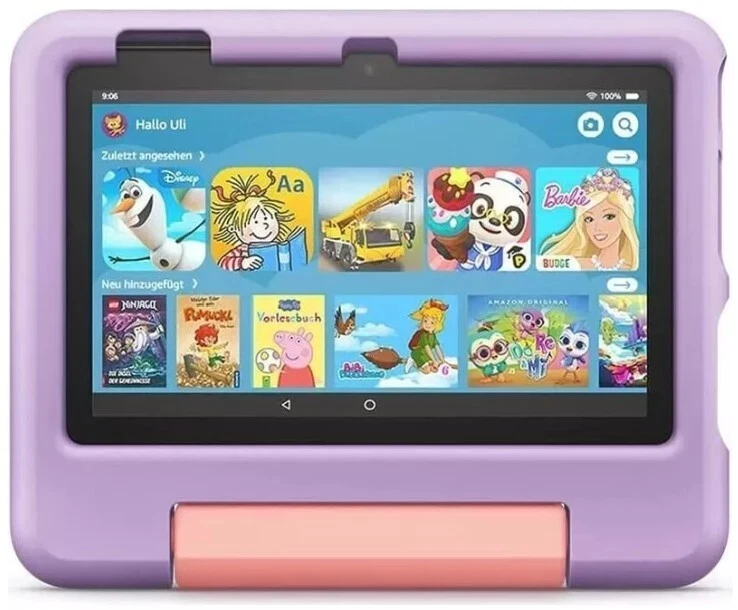 Amazon Fire 7 Kids Tablet 7 Zoll 16 /32 GB Violett für Kinder von 3 bis 7 Jahren - Bild 1 von 1